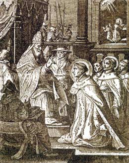 San Norberto y el Papa Honorio II